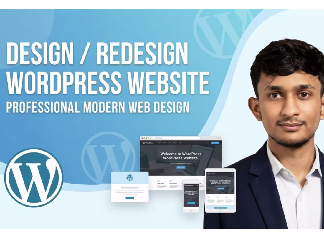 Cover image for Design and Develop a Professional WordPress Website