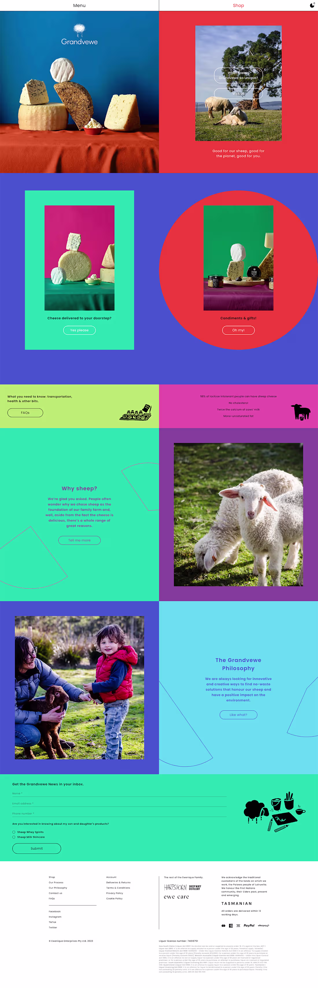 Cover image for Grandvewe Cheese