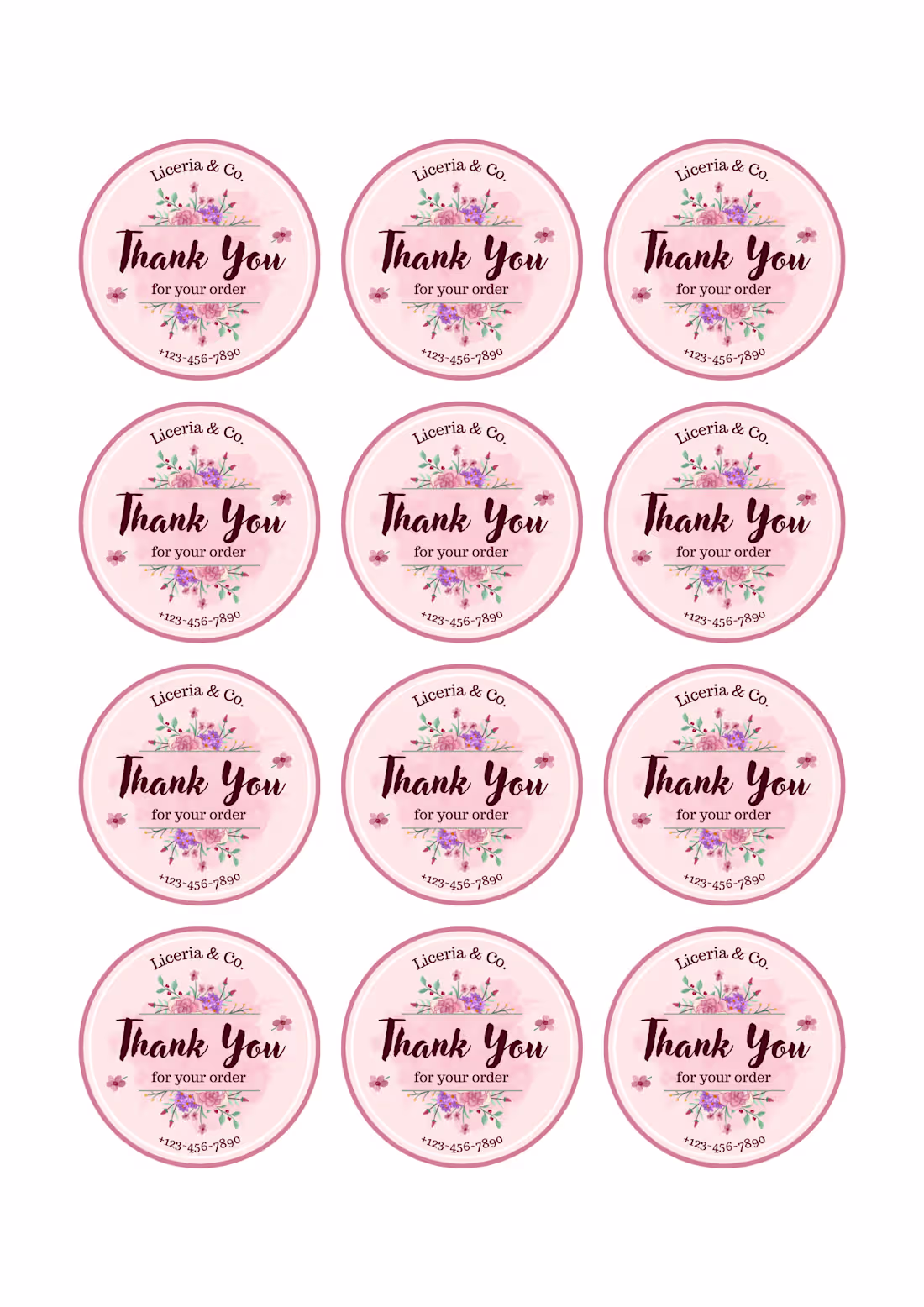 Cover image for Thank You Stickers