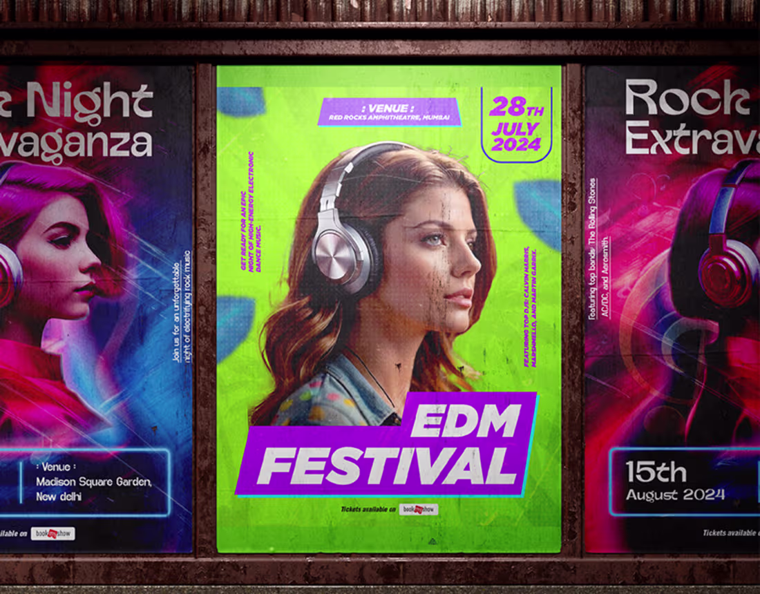 Cover image for Music concert poster design :: Behance