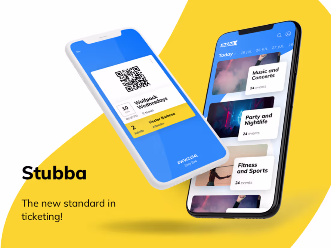 Cover image for UI design for Stubba