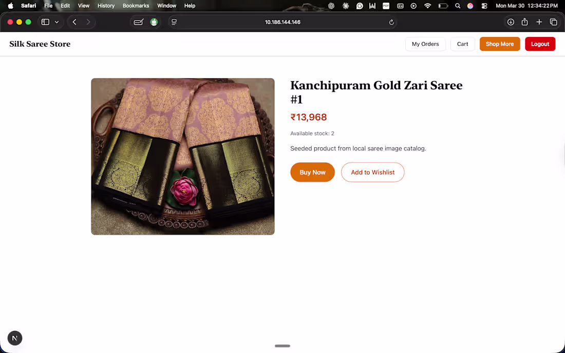 Cover image for Silk Saree Store is a