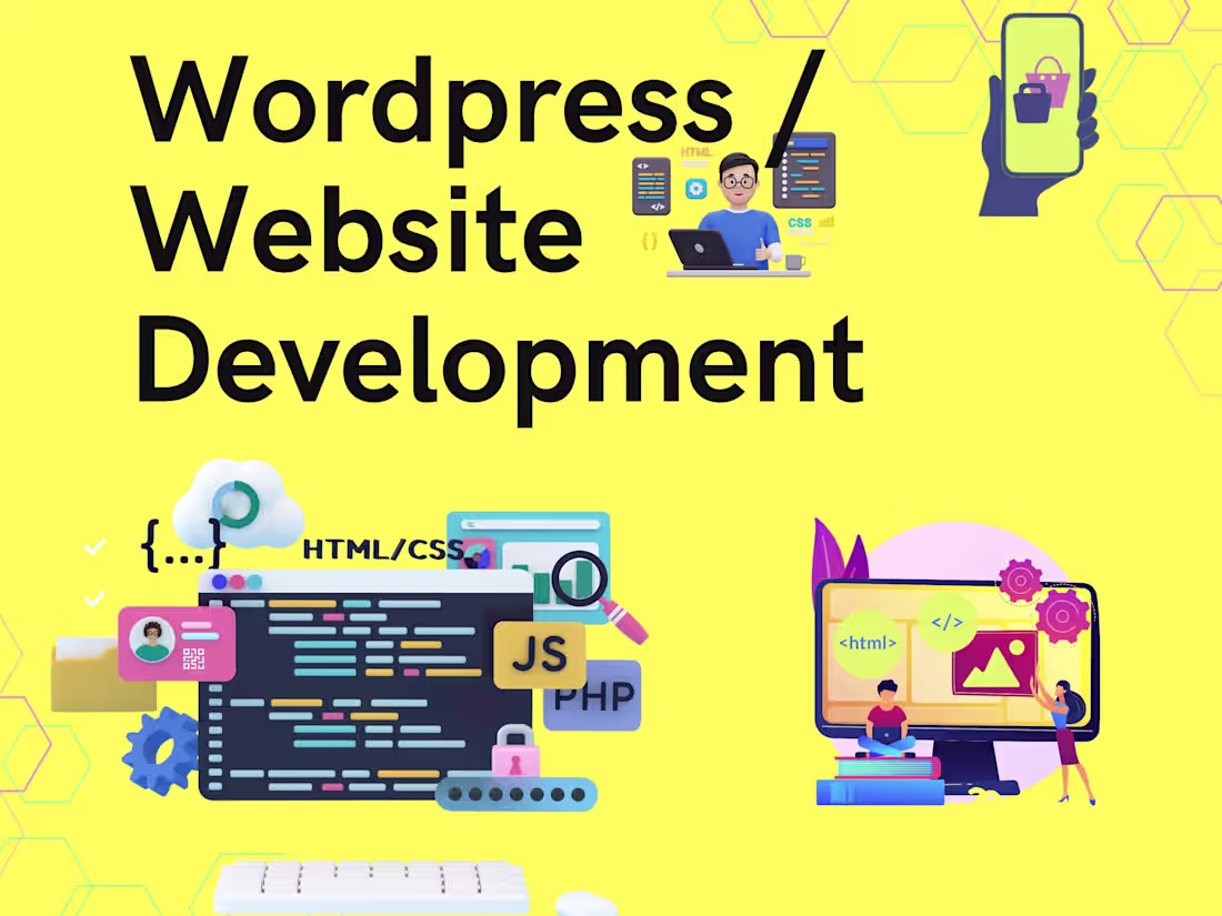 Cover image for Custom Wordpress Website Business & E-Commerce 