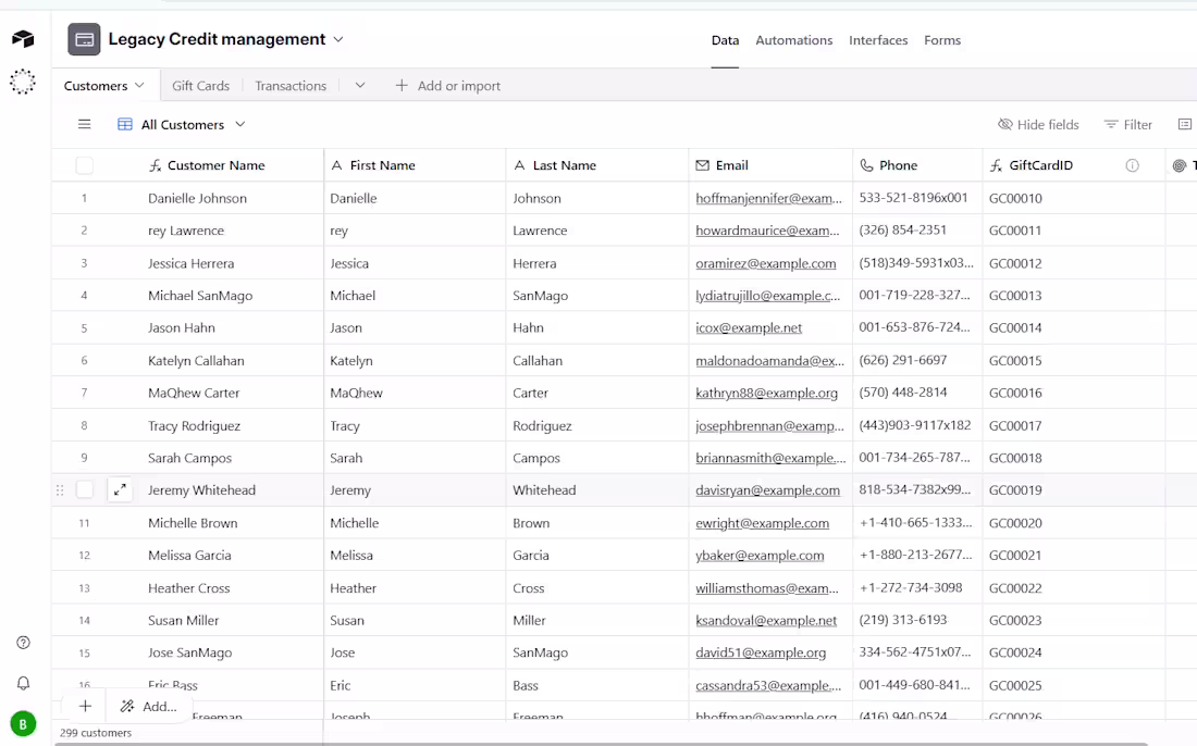 Cover image for Gift Card Management Database I built a complete Gift Card M...