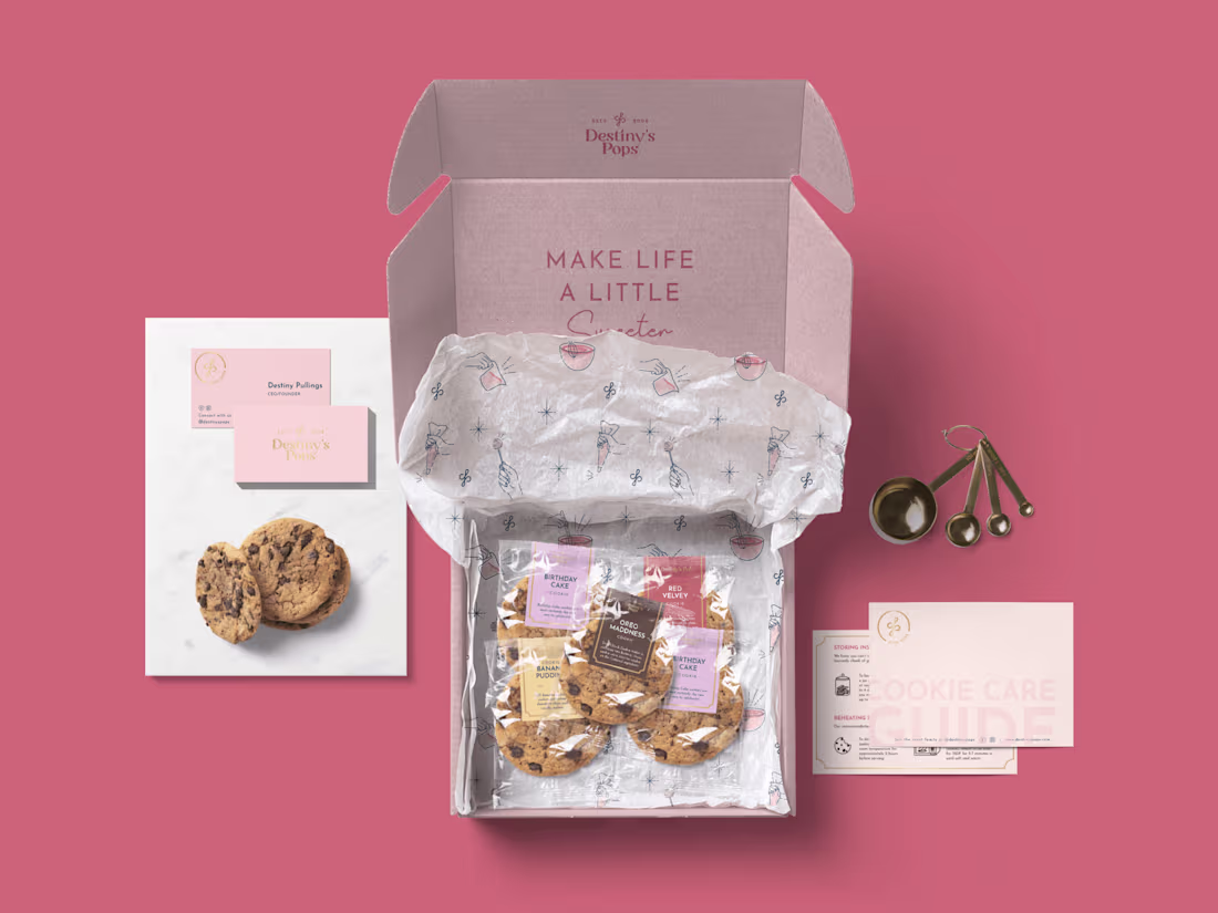 Cover image for Destiny’s Pops case study – Palm & Palma Design Studio