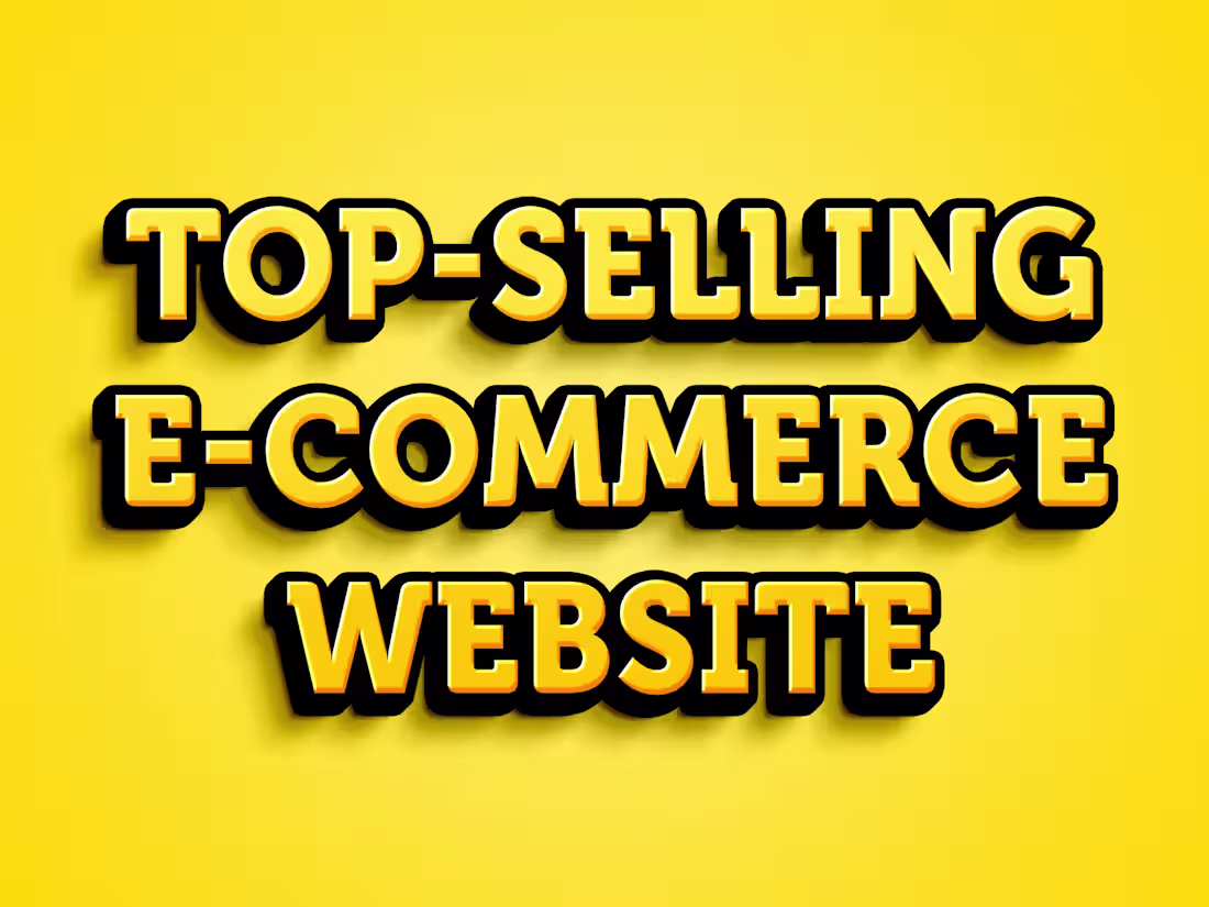 Cover image for Custom-Built E-Commerce Websites – Bespoke Design, Ready to Sell