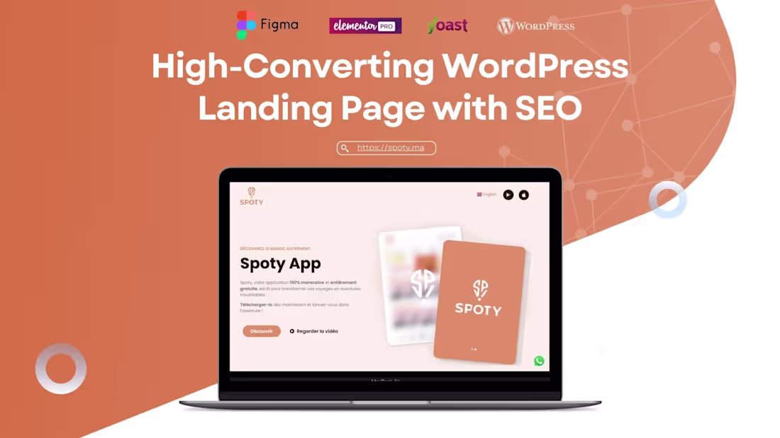 Cover image for Responsive & SEO-Optimized WordPress Landing Page