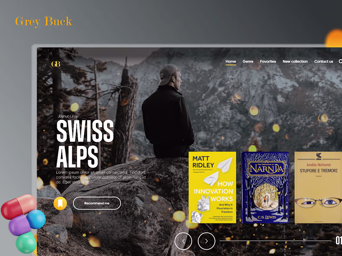 Cover image for E book website landing page