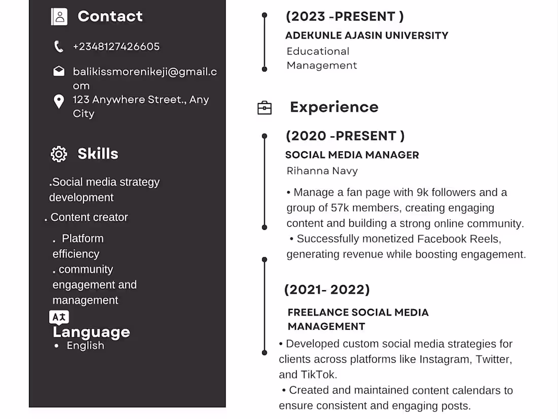 Cover image for Freelance Social Media Management