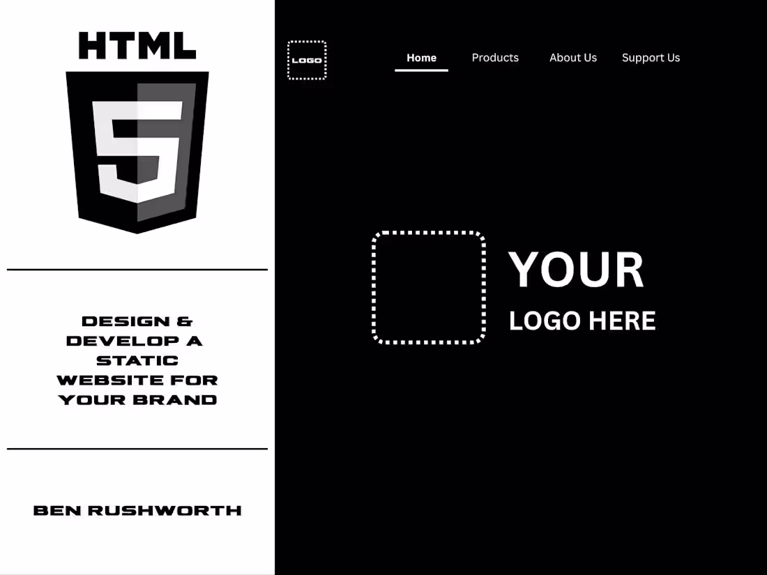 Cover image for Design & Build a Static Website for Your Brand