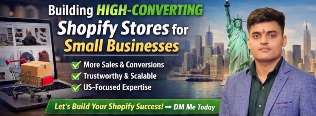 Cover image for “I’m a Shopify conversion-focused eCommerce specialist worki...