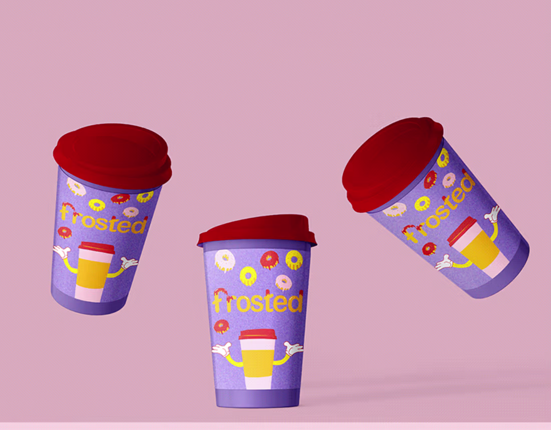 Cover image for Frosted Coffee & Donut Shop Branding