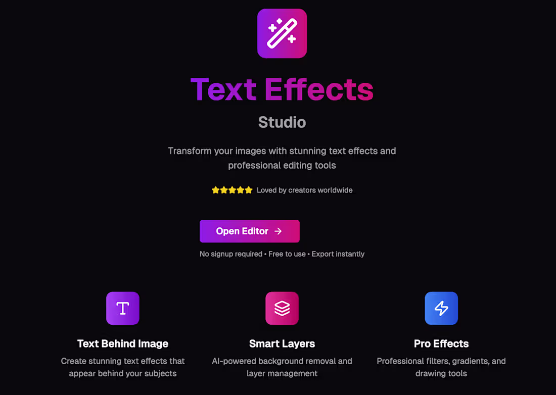 Cover image for texteffects