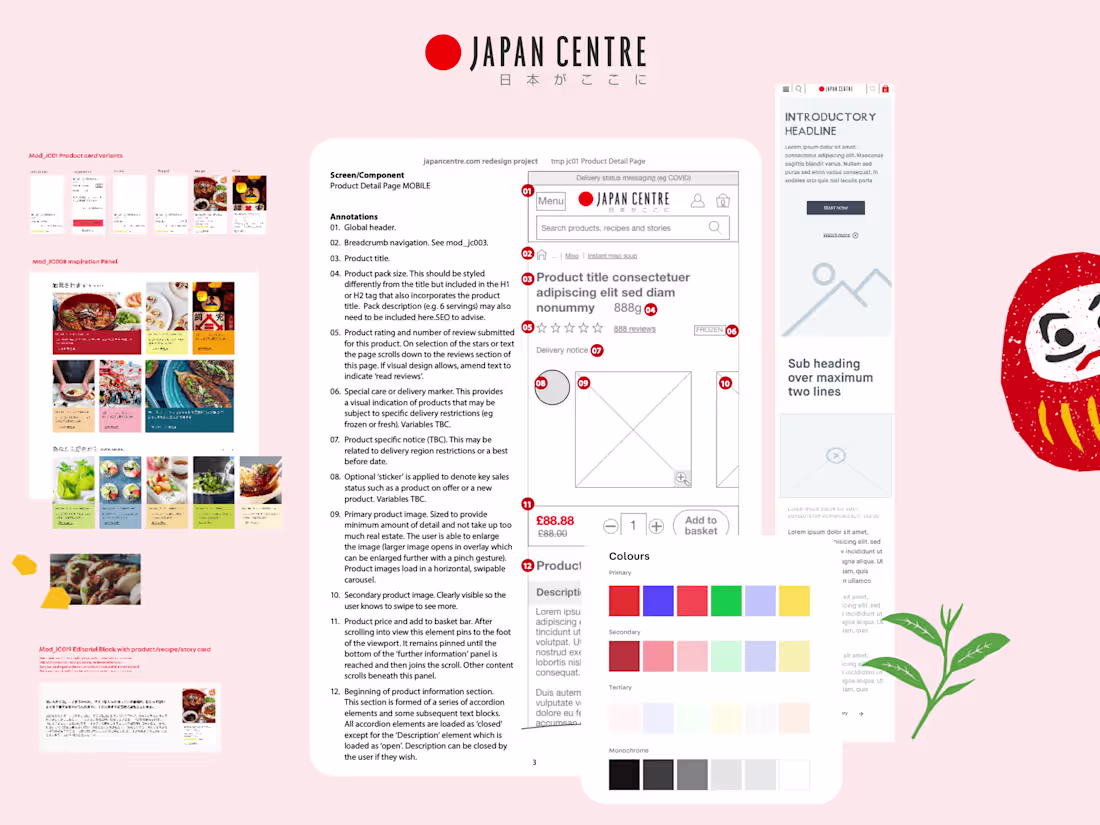 Cover image for Japan Centre | An authentically Japanese redesign