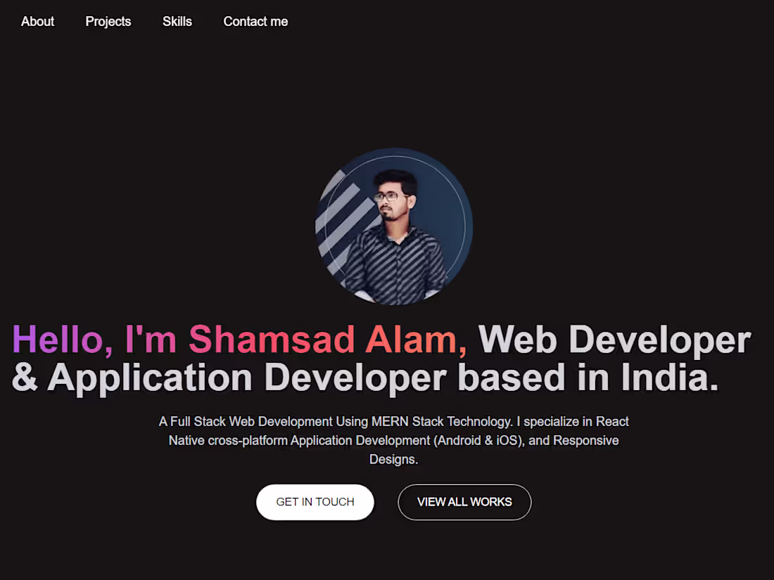 Cover image for Personal Portfolio Website