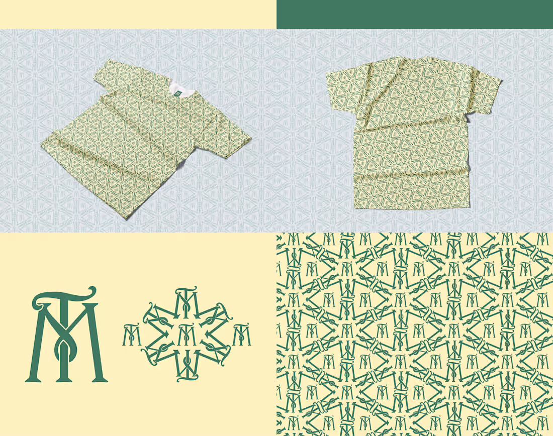 Cover image for Logo Monogram Pattern M+T
