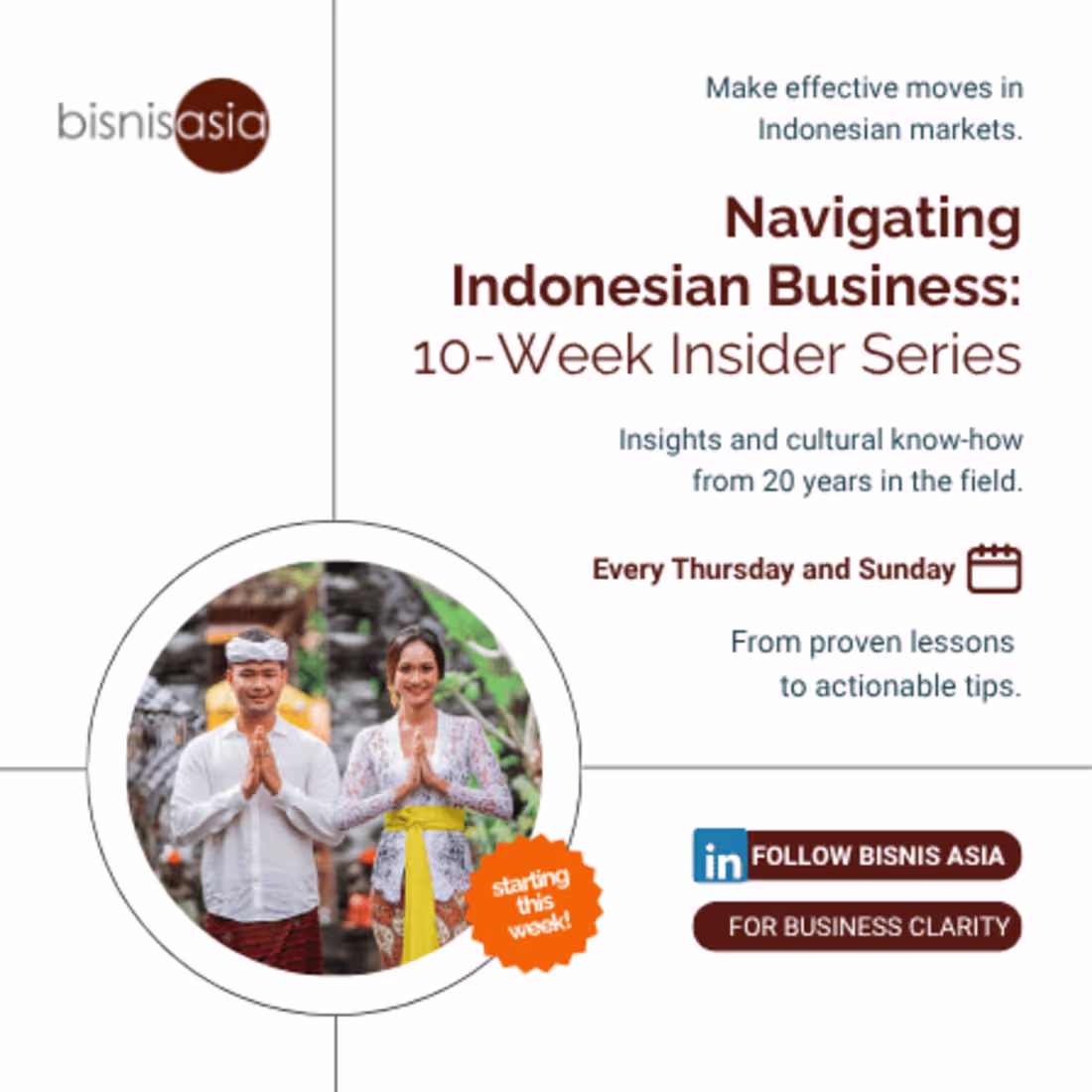 Cover image for Social Media Management for Bisnis Asia