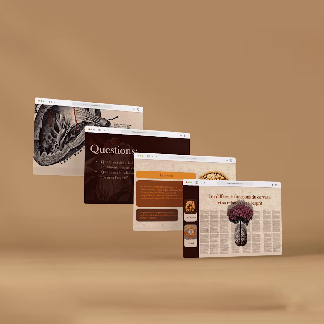 Cover image for Le coeur et Le Cerveau