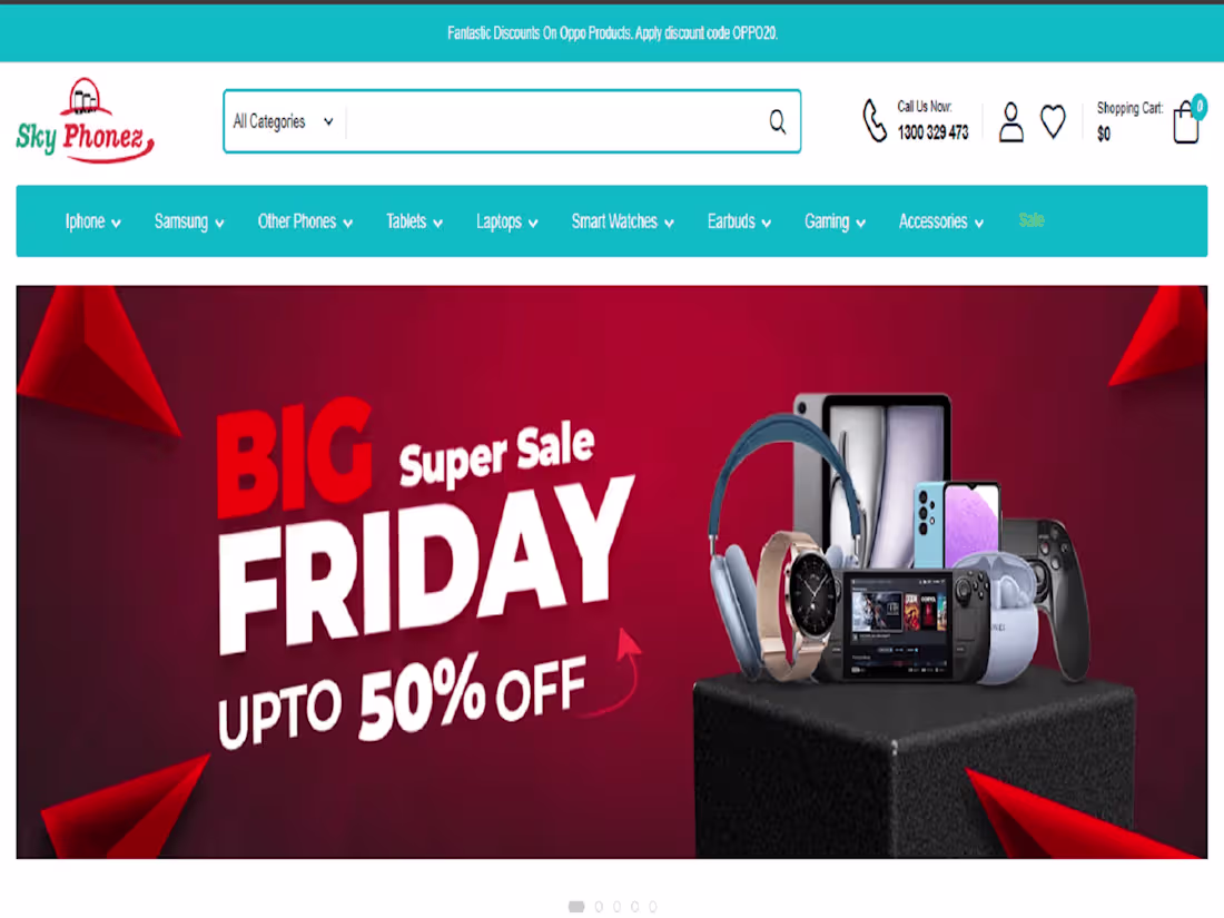 Cover image for Skyphonez (Ecommerce Store)