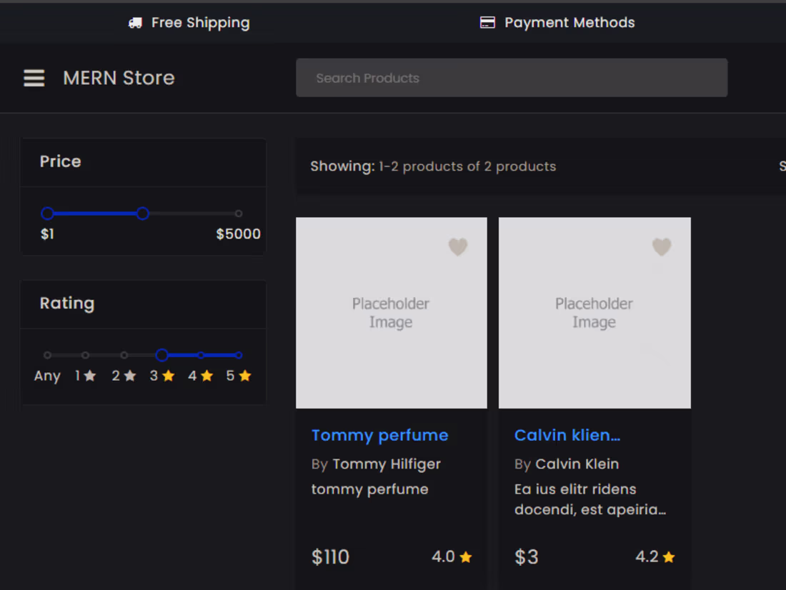 Cover image for E Commerce Application
