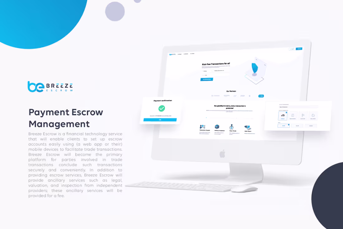 Cover image for Escrow Management Product Design