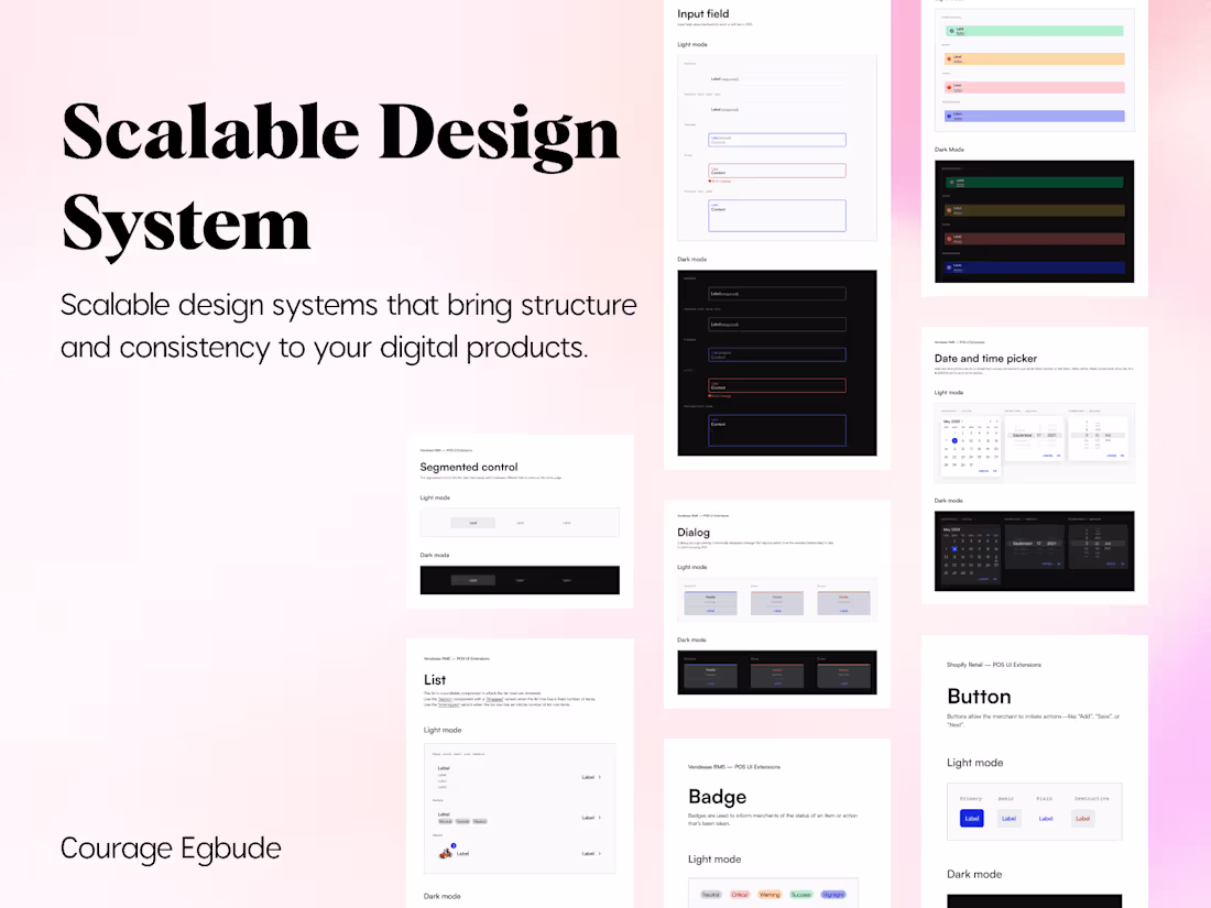 Cover image for Scalable Design System