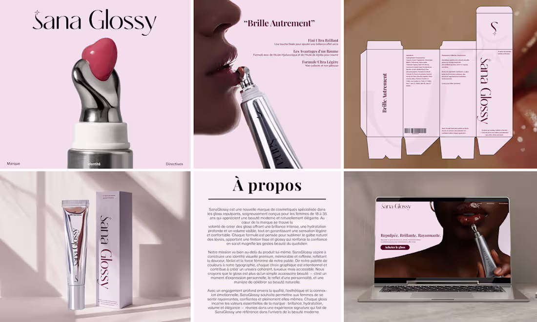 Cover image for Discover Elevated Beauty: Luxe Branding by Sana Glossy