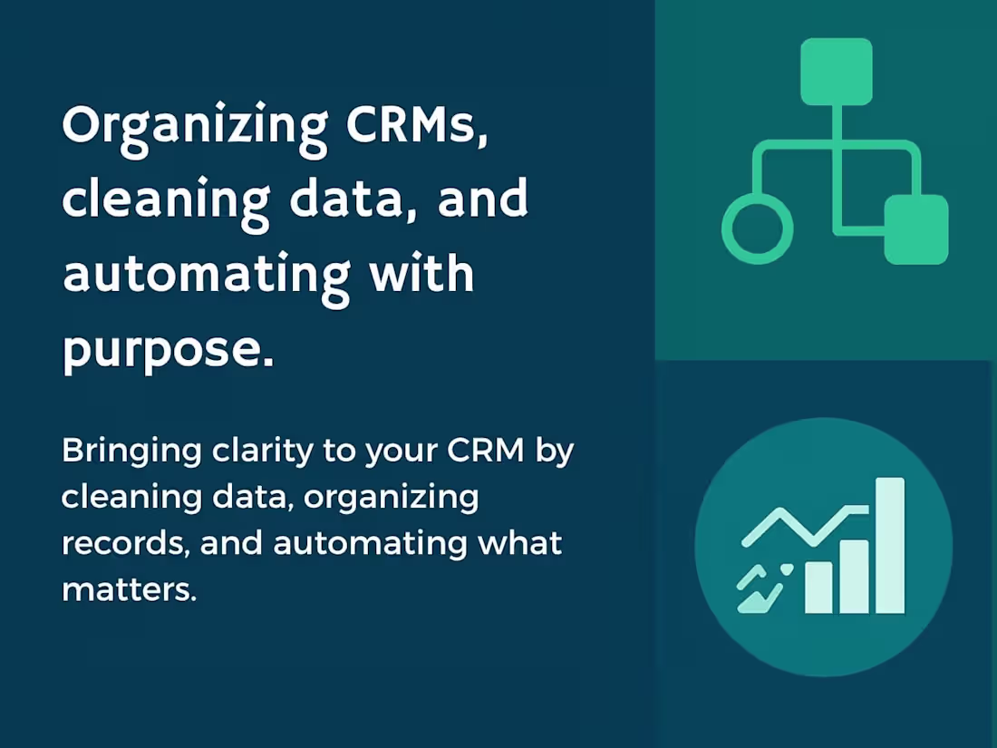 Cover image for Cleaning CRM data, building structure, and smart automation.