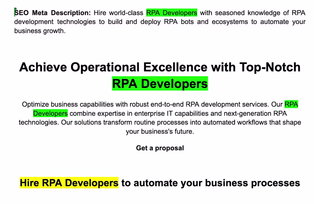 Cover image for SEO Copywriter For SEO Optimized Landing Page