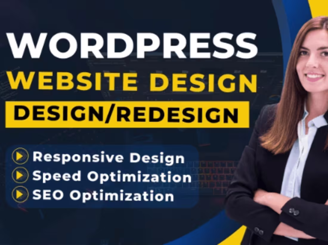 Cover image for WordPress website development, design or redesign WordPress blog