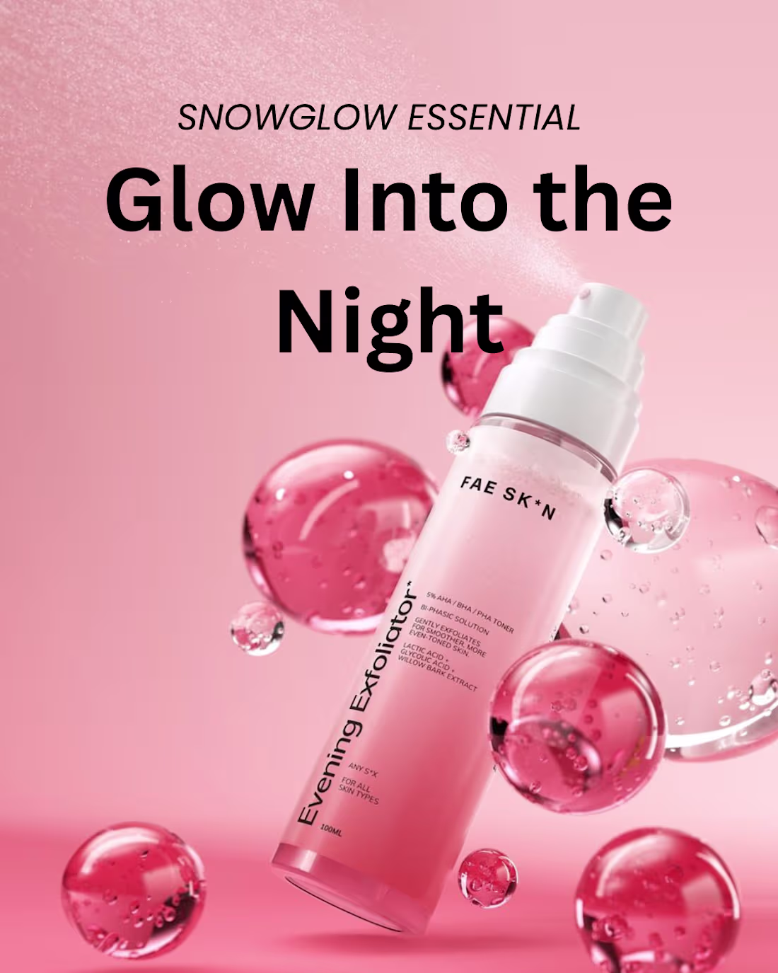Cover image for SnowGlow Essentials   Product Visual & Branding Design