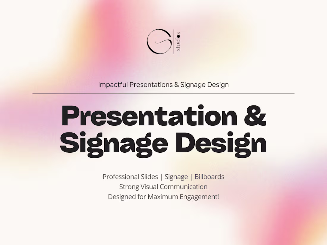 Cover image for Presentation & Signage Design