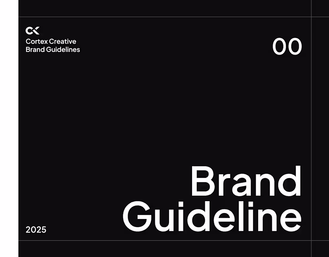 Cover image for Brand Guideline - Cortex Creative