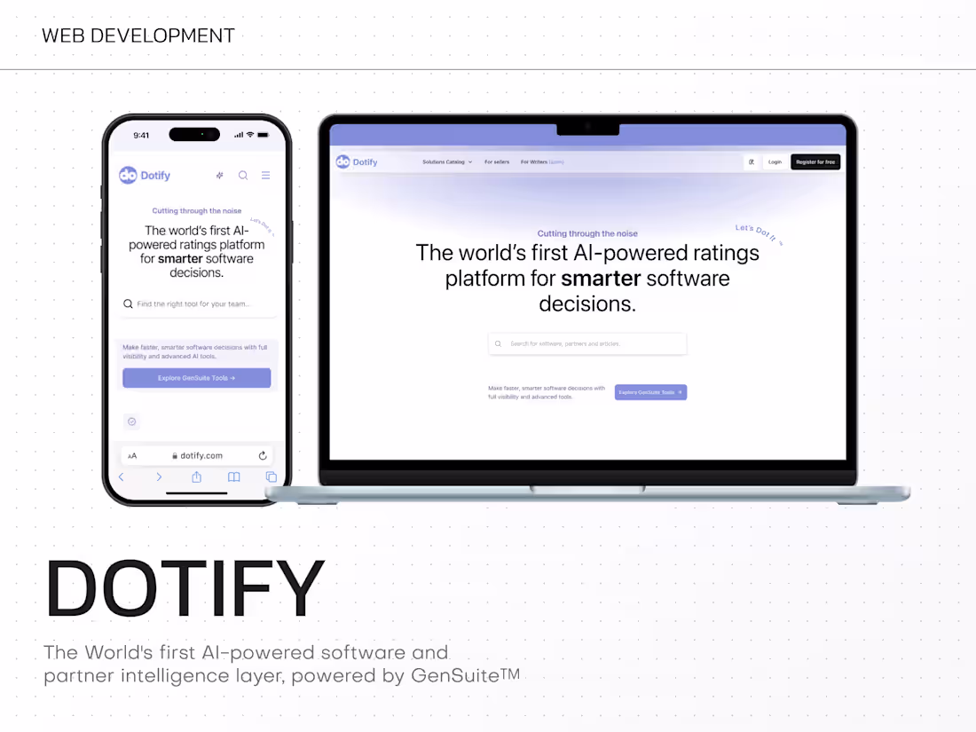 Cover image for Dotify | AI-powered rating platform