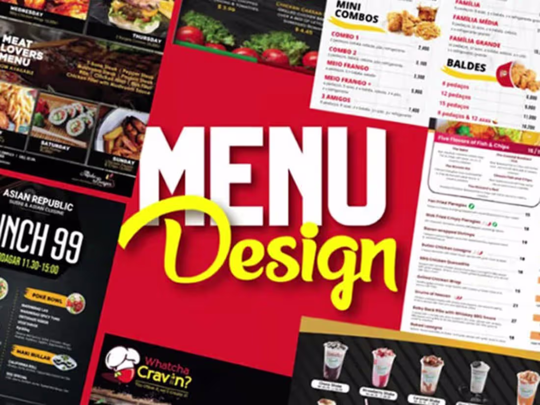 Cover image for design professional and modern print menu, food menu, price list