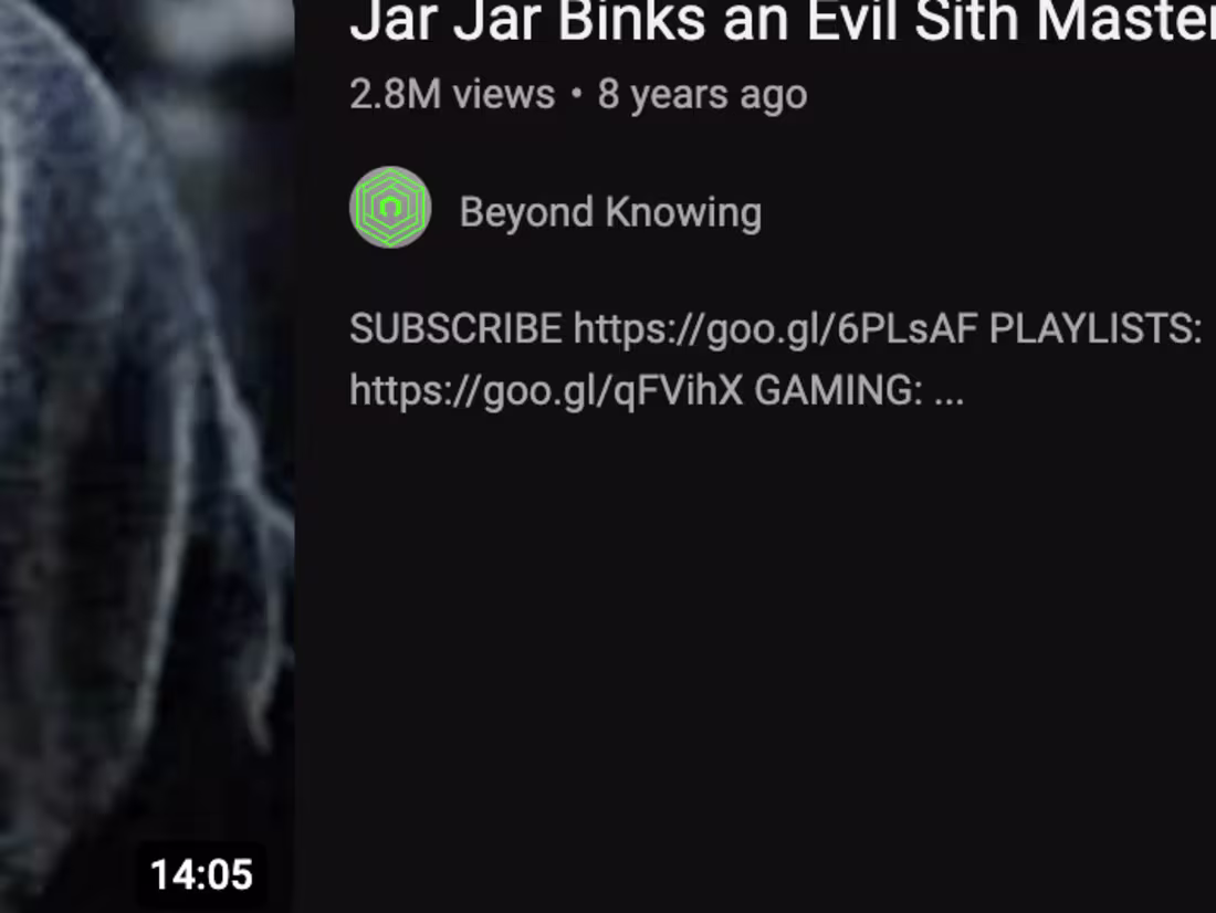 Cover image for Jar Jar Binks an Evil Sith Mastermind Theory [Dash Star] - YouT…