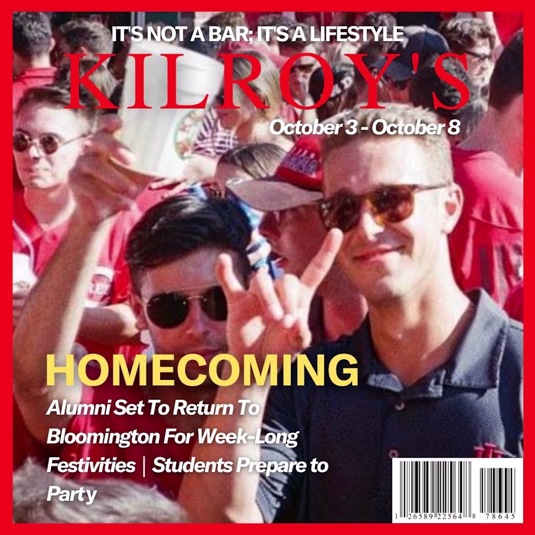 Cover image for Homecoming Hooked: Vintage Ads Reimagined Kilroy's HOCO Week