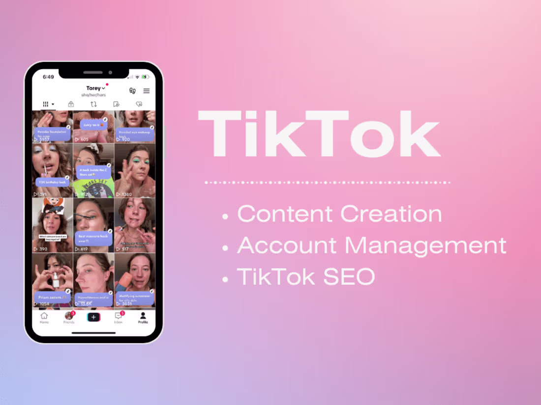 Cover image for TikTok Management and SEO | Skincare and Beauty Content