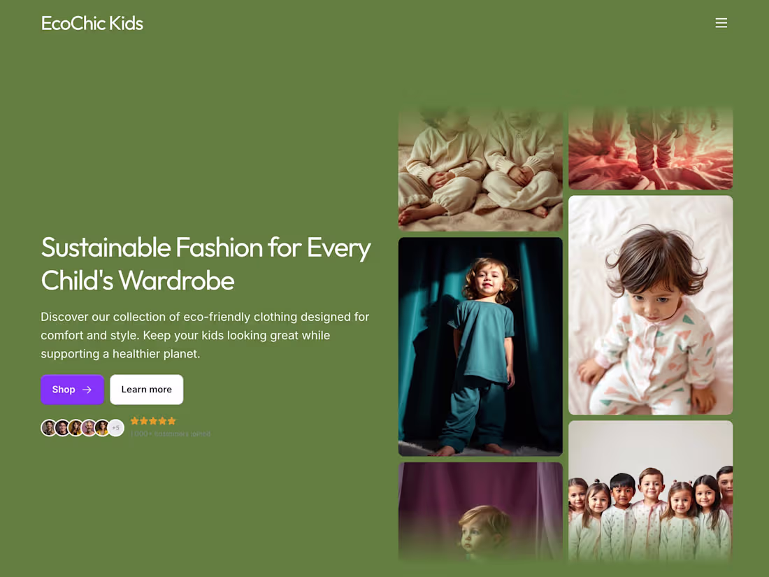 Cover image for EcoChic Kids – Stylish, Sustainable, and Seamlessly Built