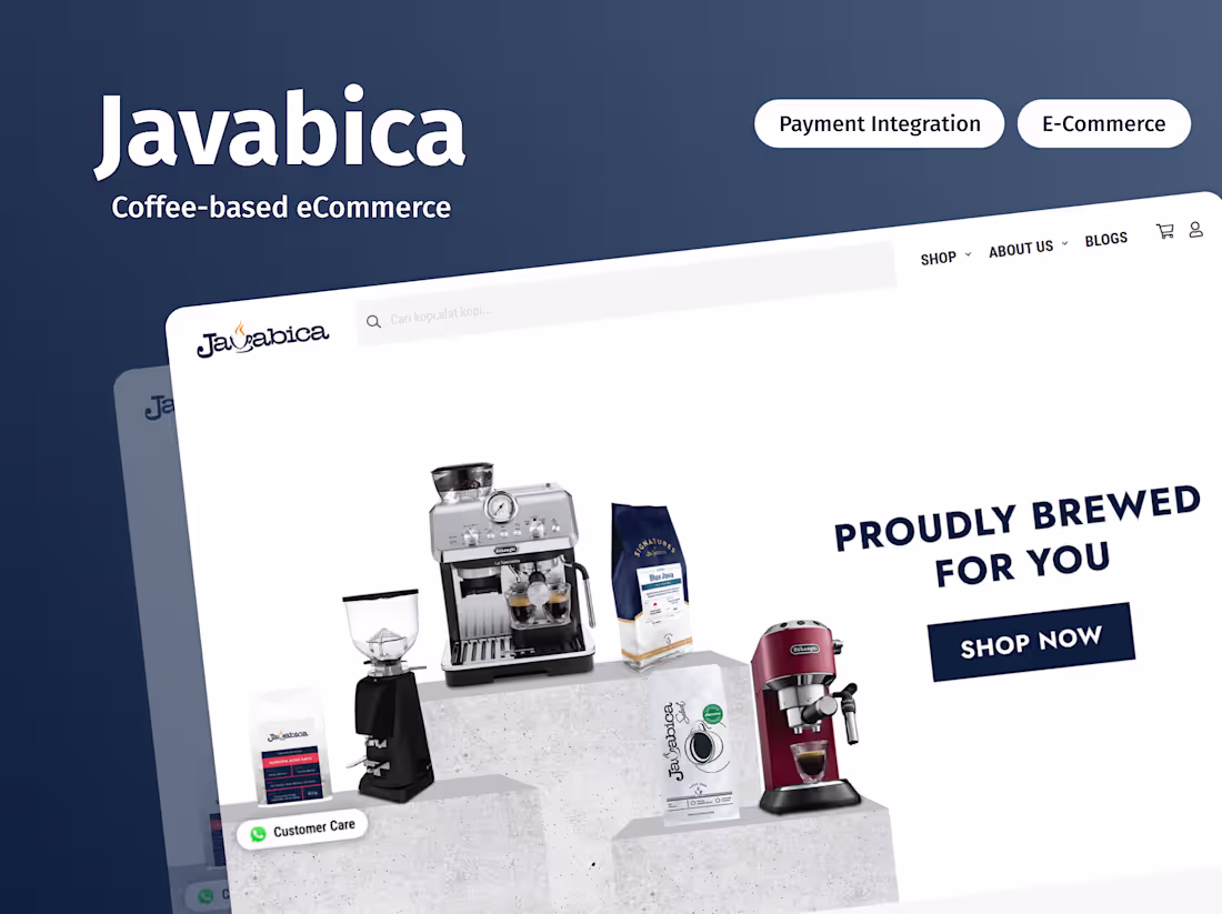 Cover image for eCommerce - Javabica is Indonesia's