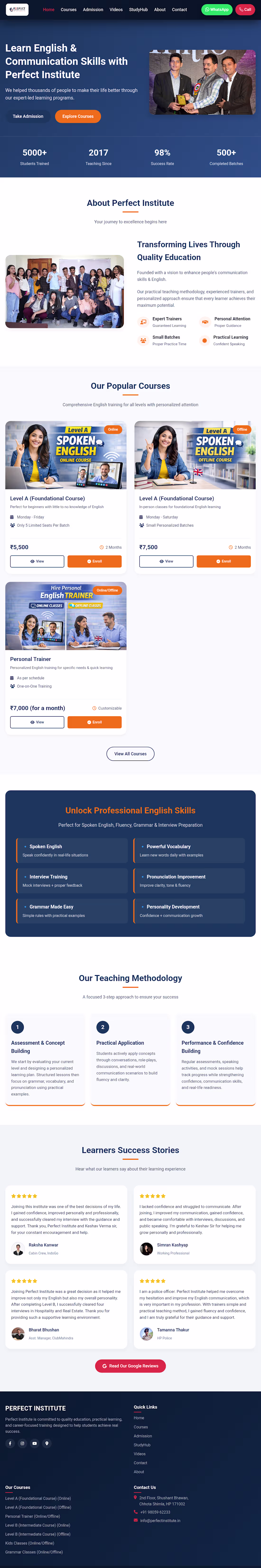 Cover image for Institute Website Design & Development