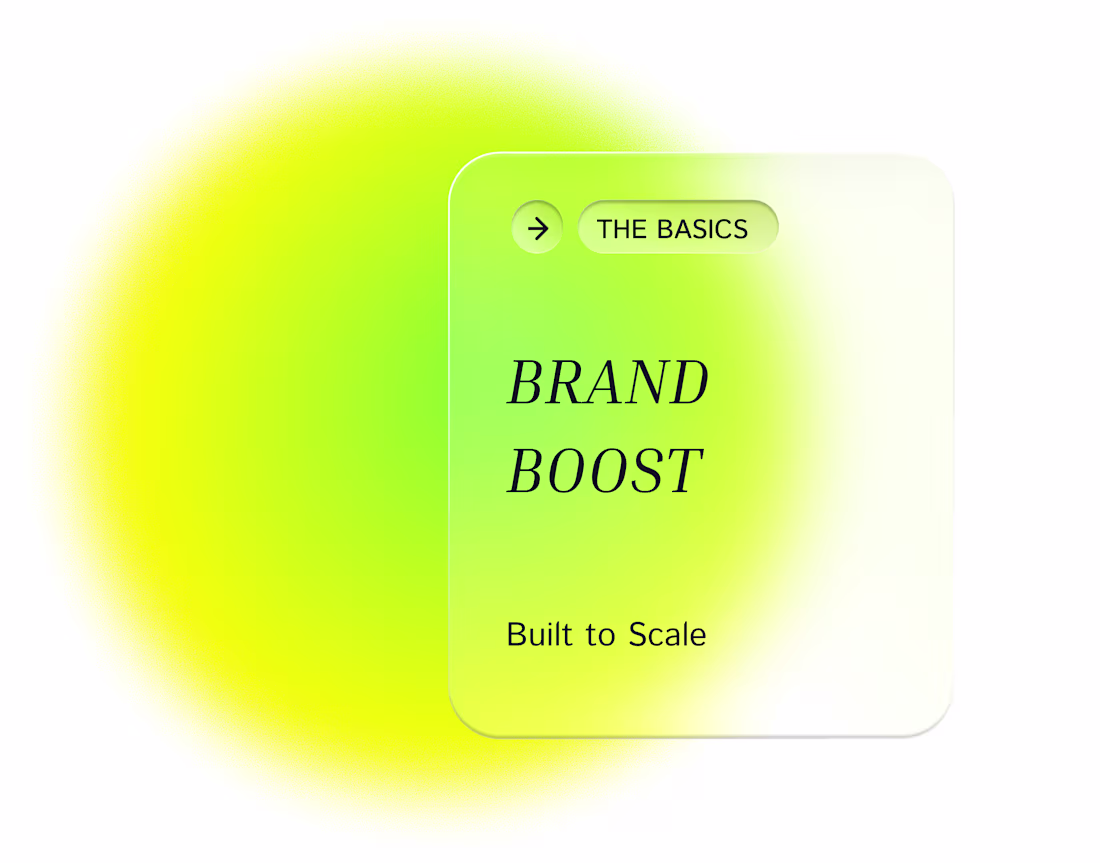 Cover image for Brand Boost | The basics