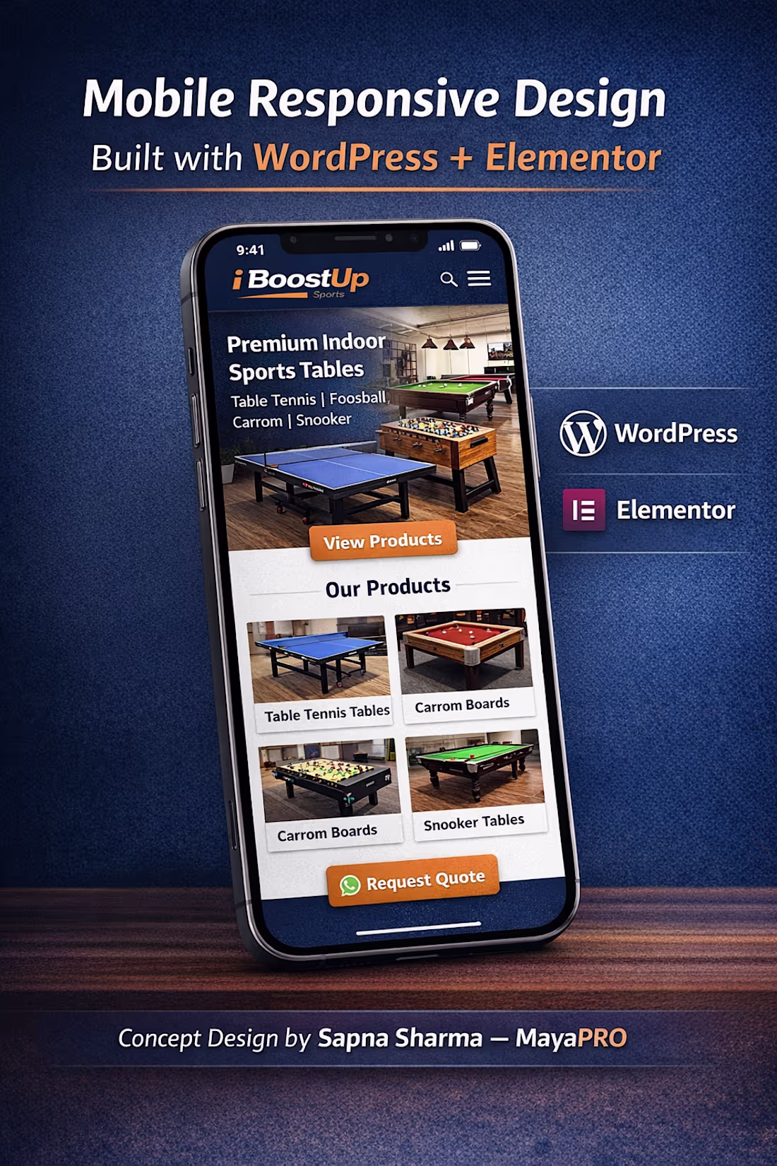 Cover image for Professional Website Redesign for iBoostUp Sports Equipment