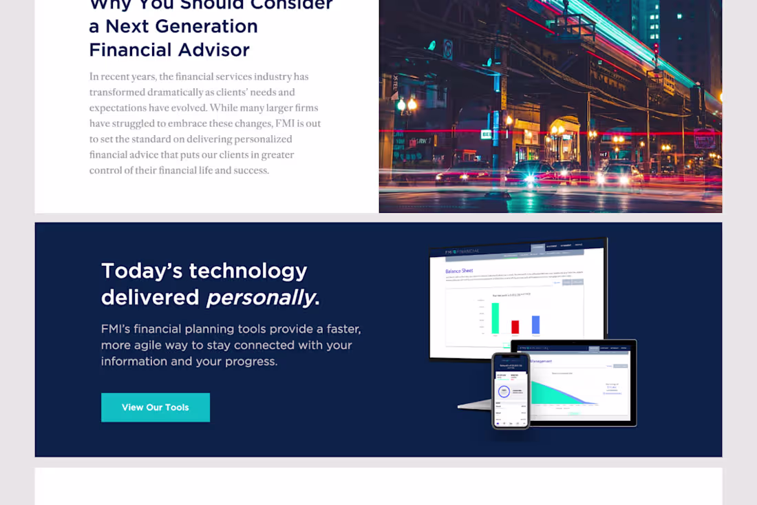Cover image for FMI Financial - Branding + Website