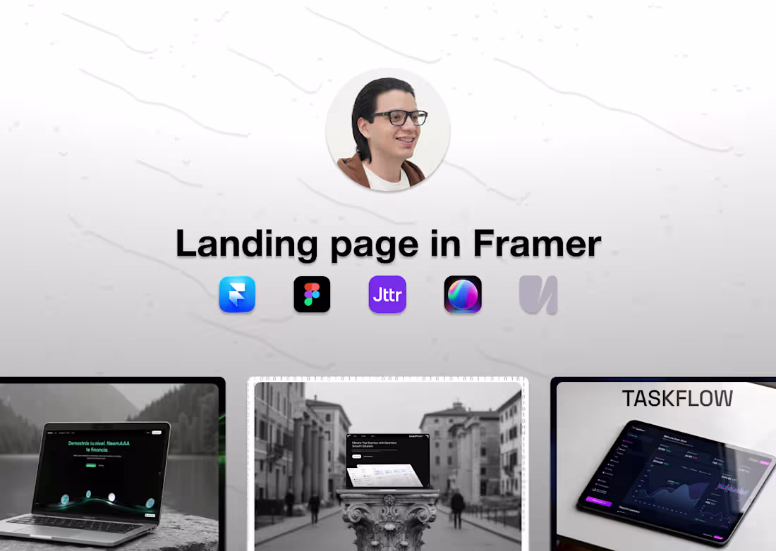 Cover image for Landing Page in Framer