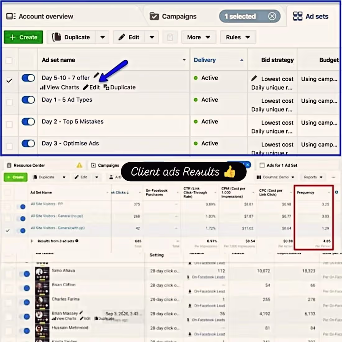 Cover image for This is Client Meta ads Reaults