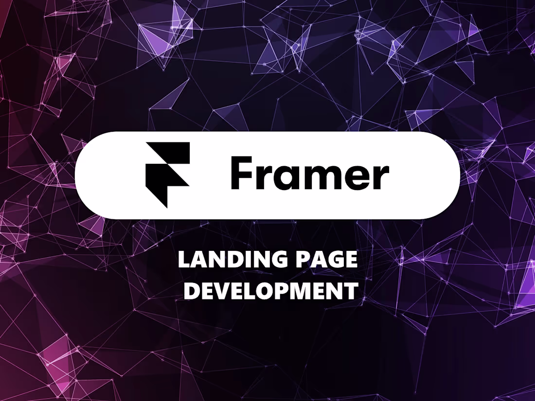 Cover image for Framer Landing Page development