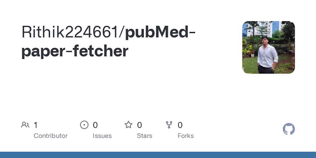 Cover image for pubMed-paper-fetcher