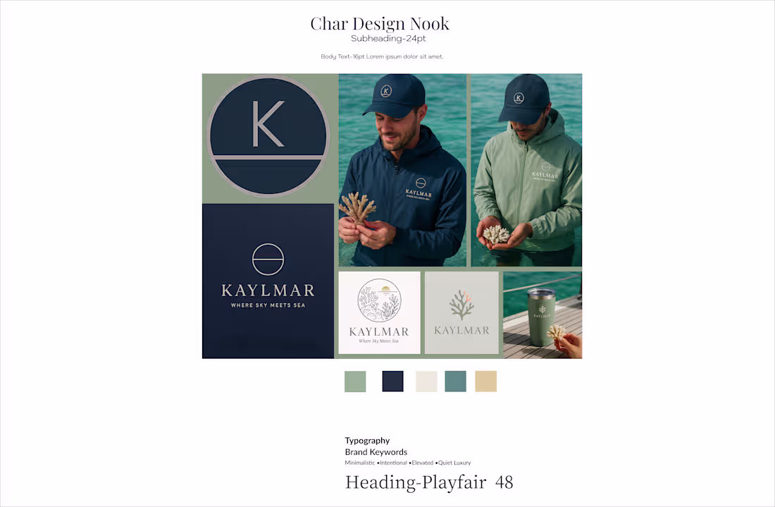 Cover image for Kaylmar Brand Board — Re-engineered in Figma This project is...