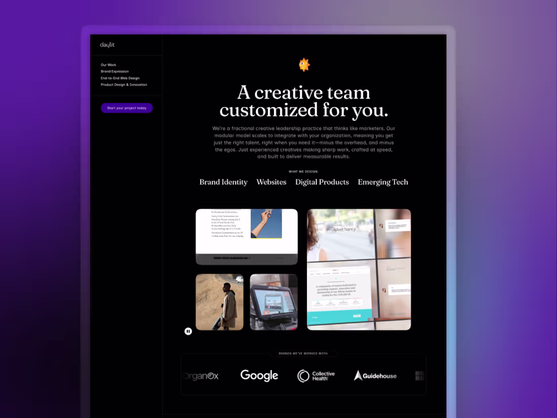Cover image for Framer Landing Page - Daylit Design Studio